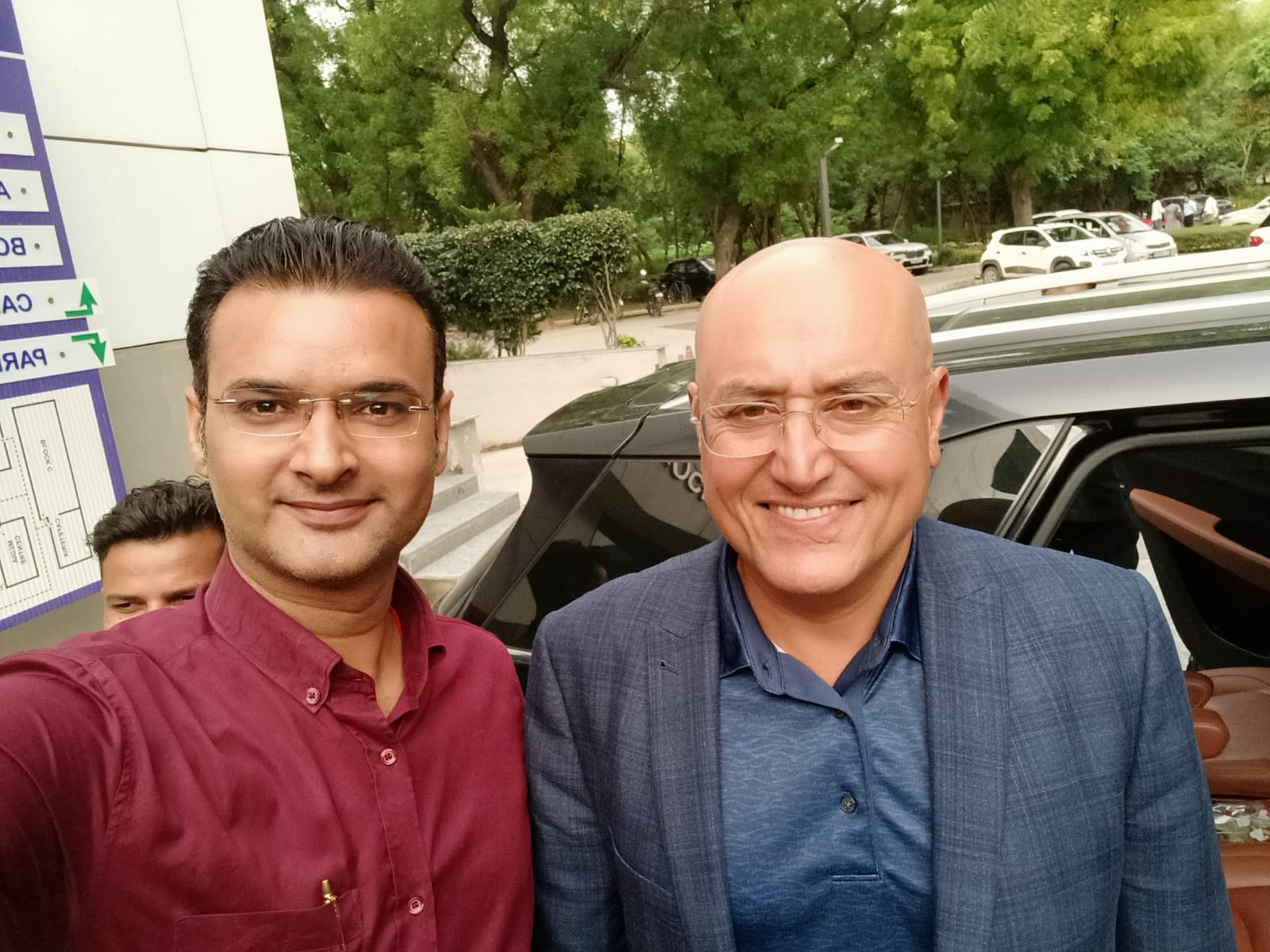 Welcoming Mr. Sabeer Bhatia (Founder of Hotmail) at ASD Dholera Office